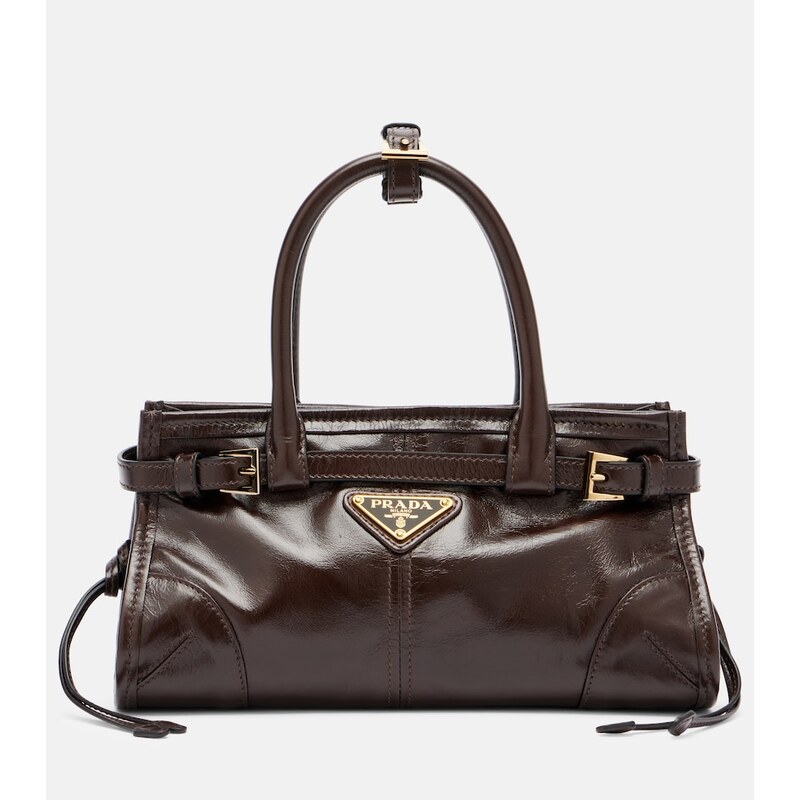 Prada Prada Bonnie Mini leather top-handle bag