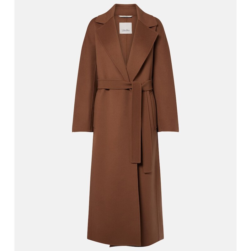 S Max Mara Virgin wool wrap coat