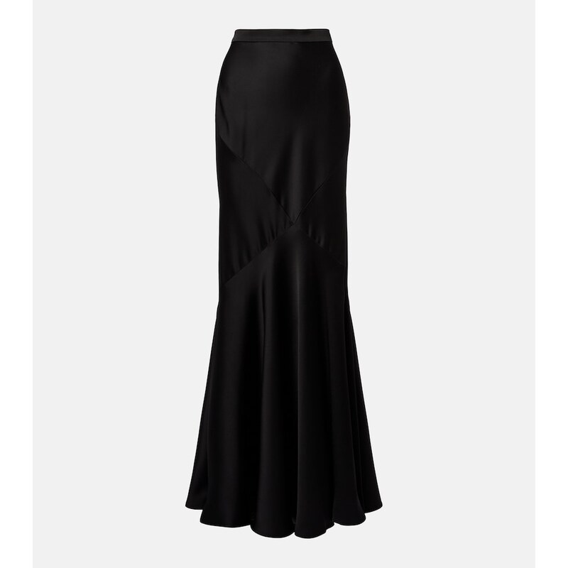 Max Mara Acerbo satin maxi skirt