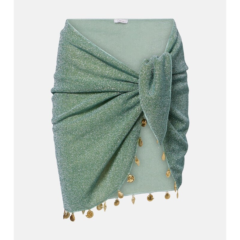 Oséree Lumière embellished beach cover-up