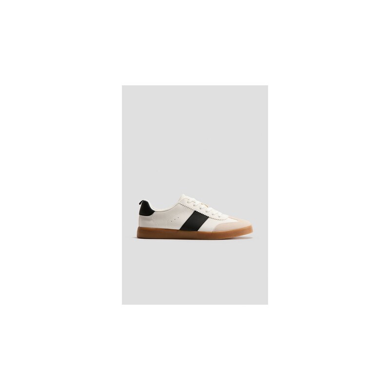 H&M - Tenisky - Bílá/Černá