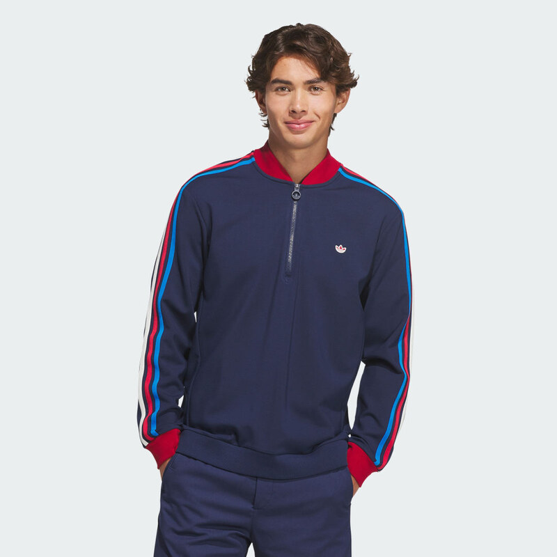 Adidas Mikina Originals 3-Stripes 1/4 Zip
