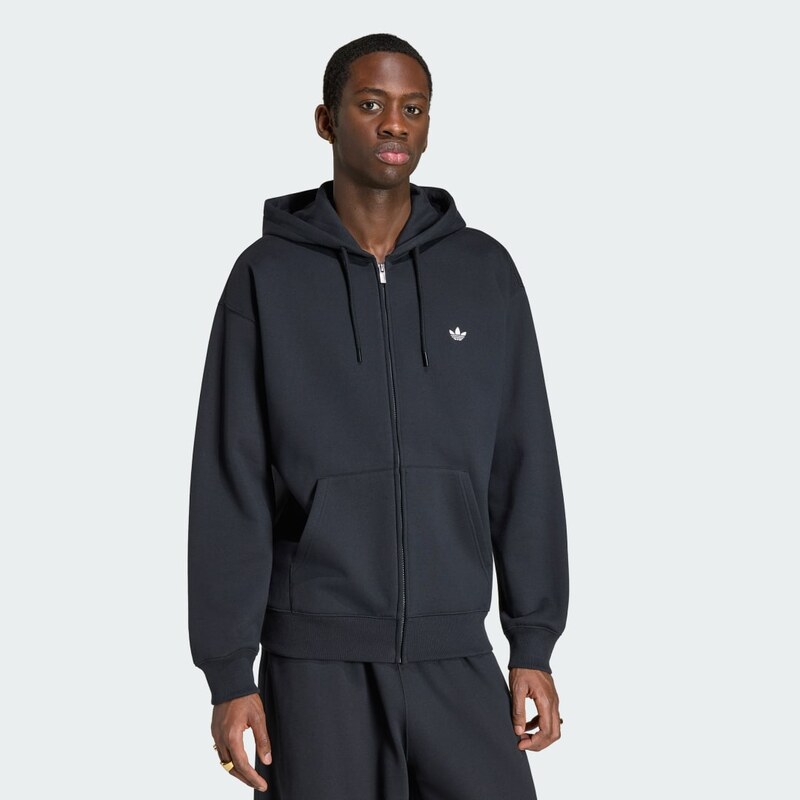 Adidas MIKINA S KAPUCÍ TREFOIL ESSENTIALS LOOSE FULL ZIP