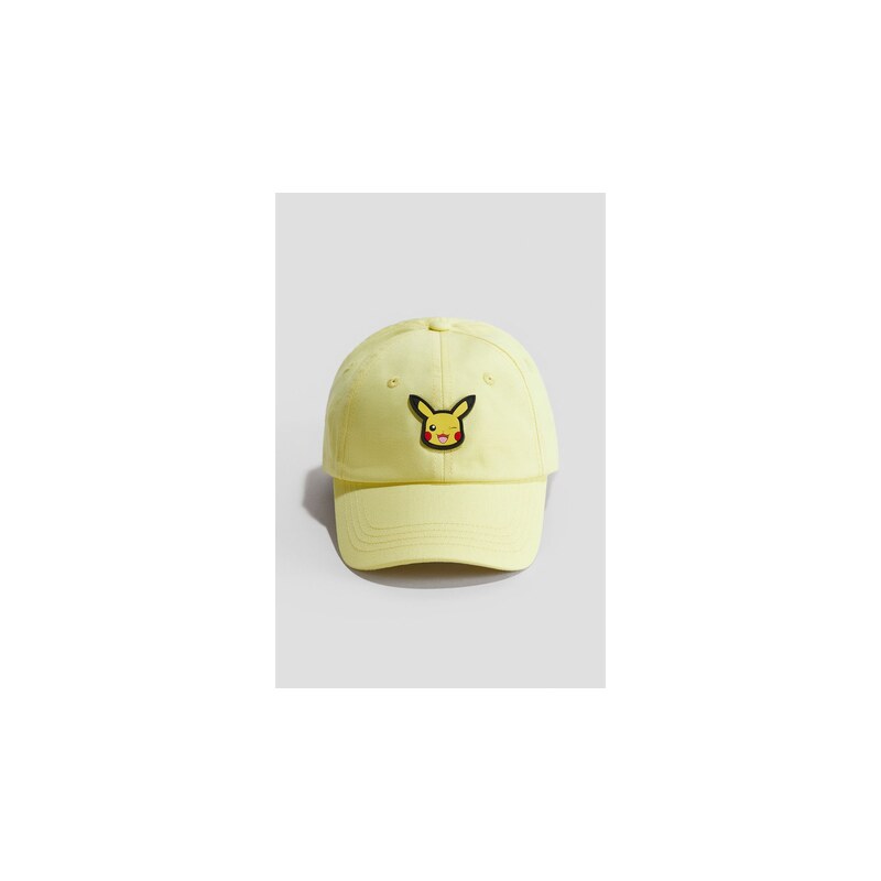 H&M - Keprová kšiltovkas potiskem - Světle Žlutá/Pokémon