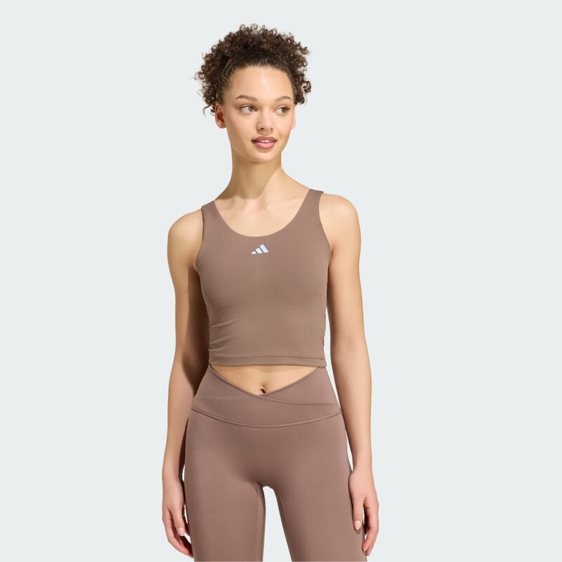 Adidas Tílko 3 Stripes Studio All Me Light Support