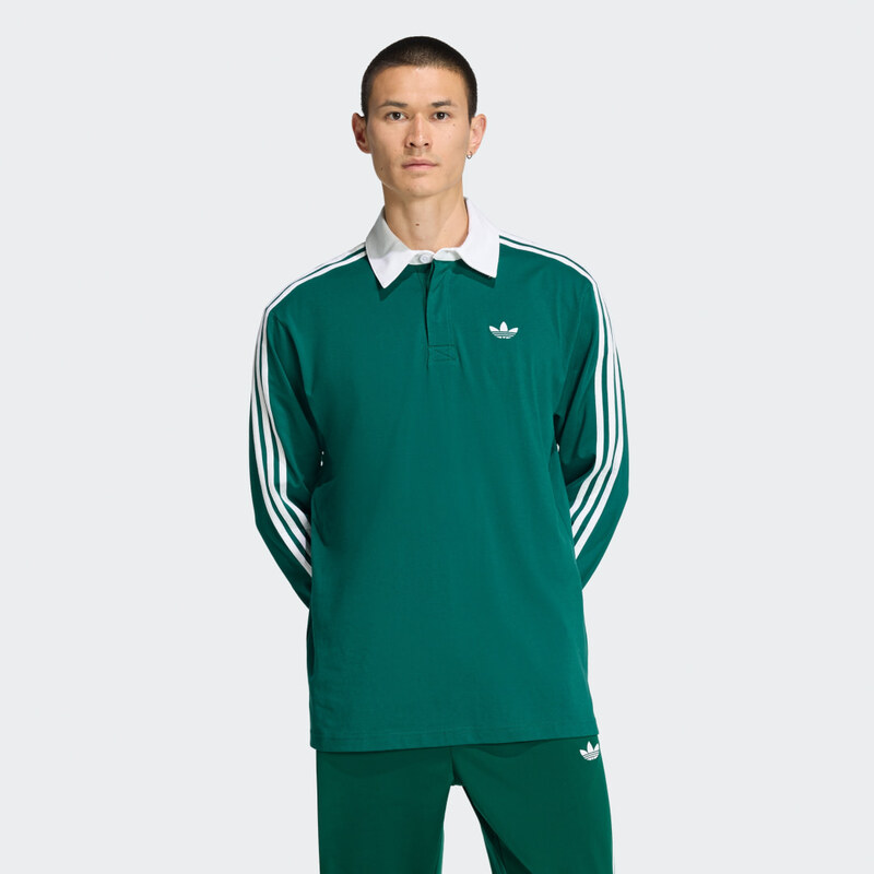 Adidas POLO 3-STRIPES RUGBY S DLOUHÝM RUKÁVEM