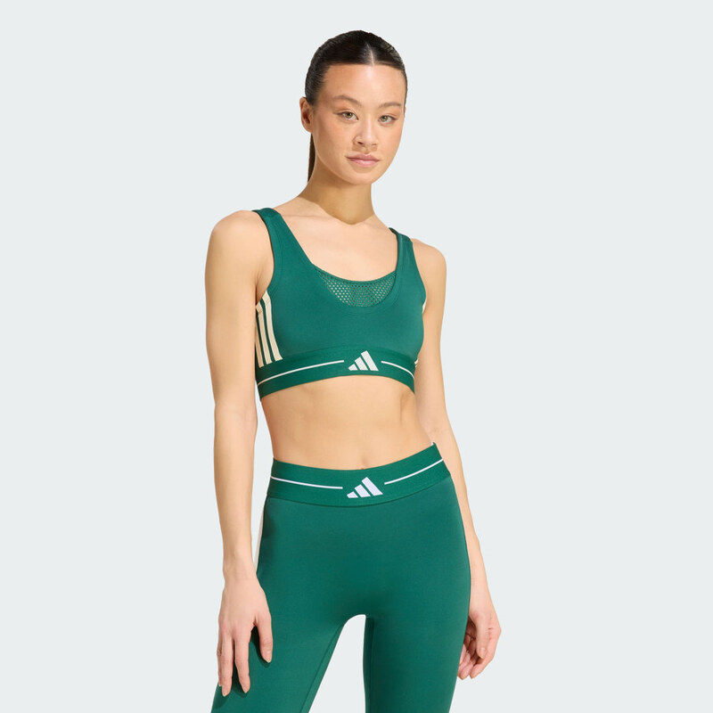 Adidas Podprsenka s lehkou oporou Hyperglam 3-Stripes Color
