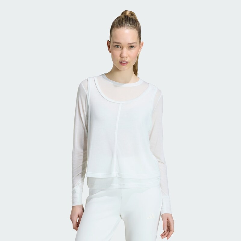 Adidas TOP S DLOUHÝM RUKÁVEM SOFT LUX SHEER