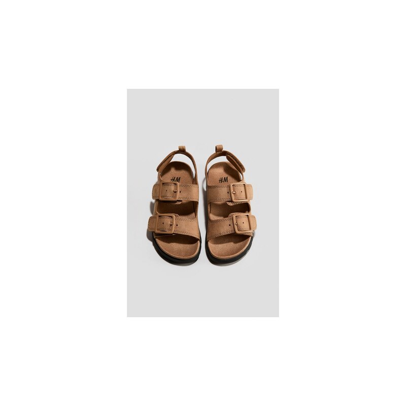 H&M - Sandály - Tmavě Béžová