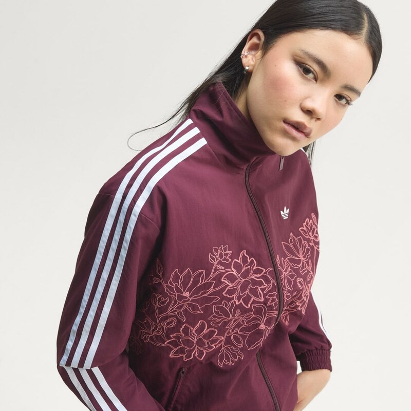 Adidas VOLNÁ SPORTOVNÍ BUNDA FLORAL GFX FIREBIRD