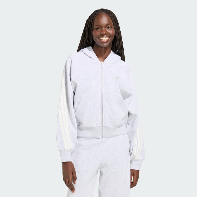 MIKINA S KAPUCÍ ADIDAS KIT 3-STRIPES FULL ZIP