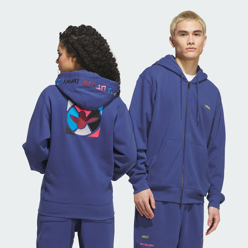 Adidas MIKINA S KAPUCÍ SKATEBOARDING x MARK GONZALES GRAPHIC