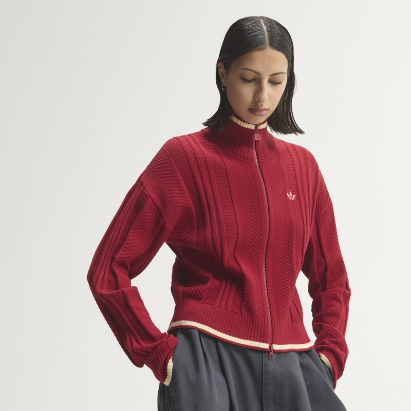 Adidas SPORTOVNÍ TOP CABLE KNIT FIREBIRD