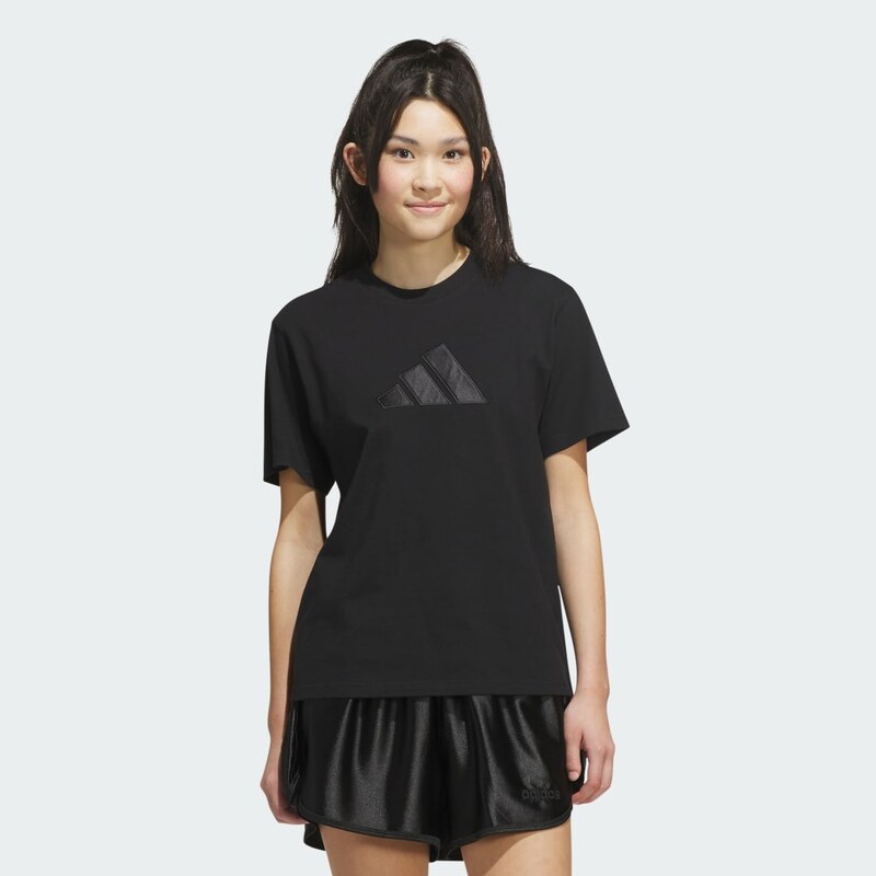 Adidas TRIČKO SATIN-FILLED LOGO GRAPHIC