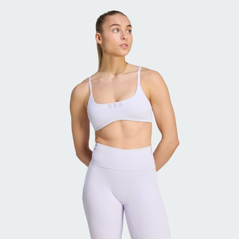 Adidas Žebrovaná podprsenka s lehkou oporou All Me