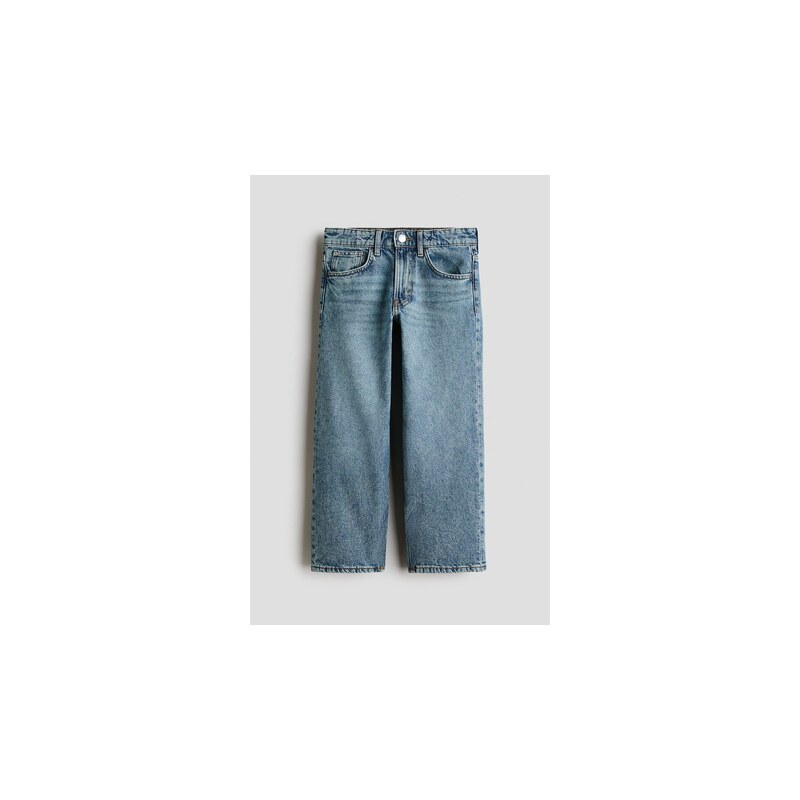 H&M - Loose Fit Jeans - Denim Blue