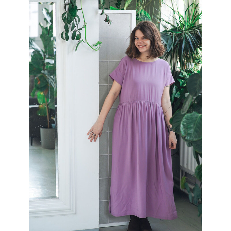 MINILE Šaty Simple Long Lilac - S