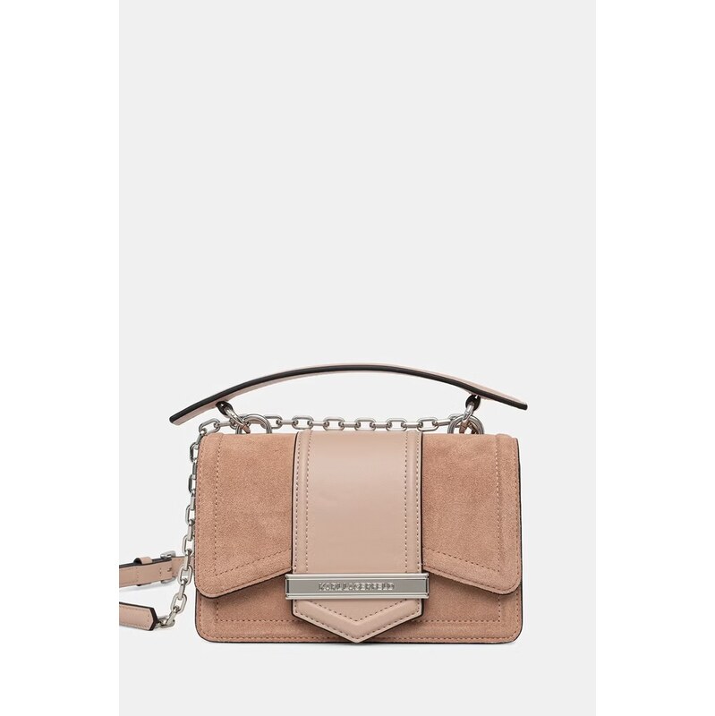 Karl Lagerfeld crossbody kabelka dámská semišová K/NOVA