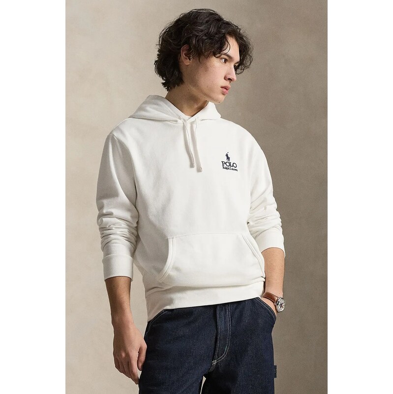 Polo Ralph Lauren mikina s kapucí pánská s bavlnou