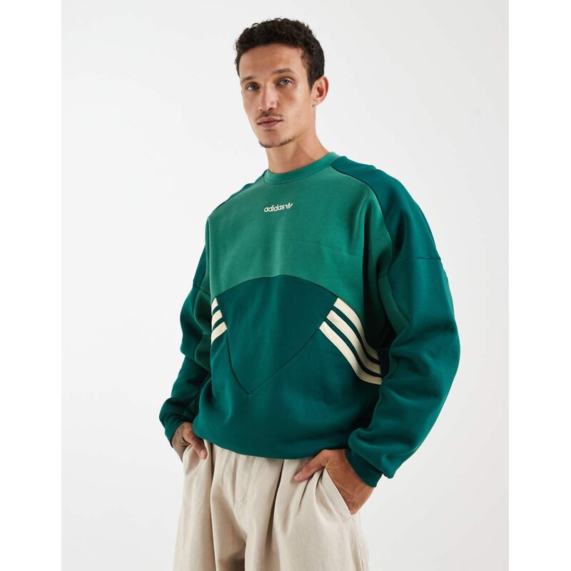 adidas Originals Munich 93 crew neck sweatshirt in collegiate