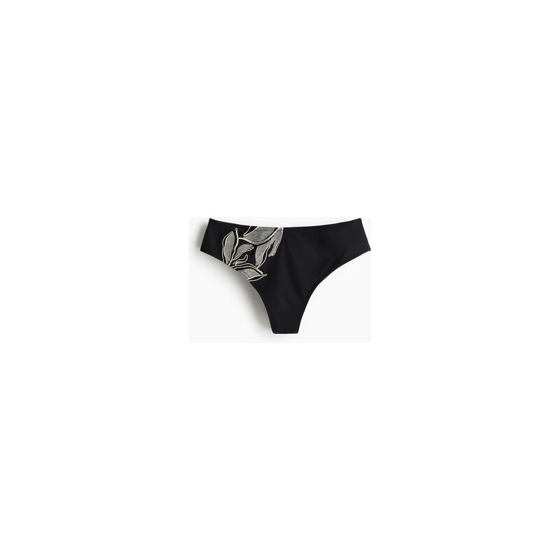 H&M - Bikinové kalhotky brazilian - Černá