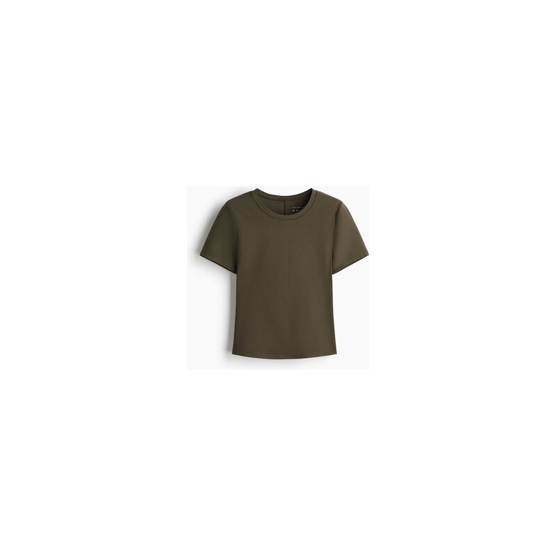 H&M - Sportovní tričko SoftMove - Mechově Zelená