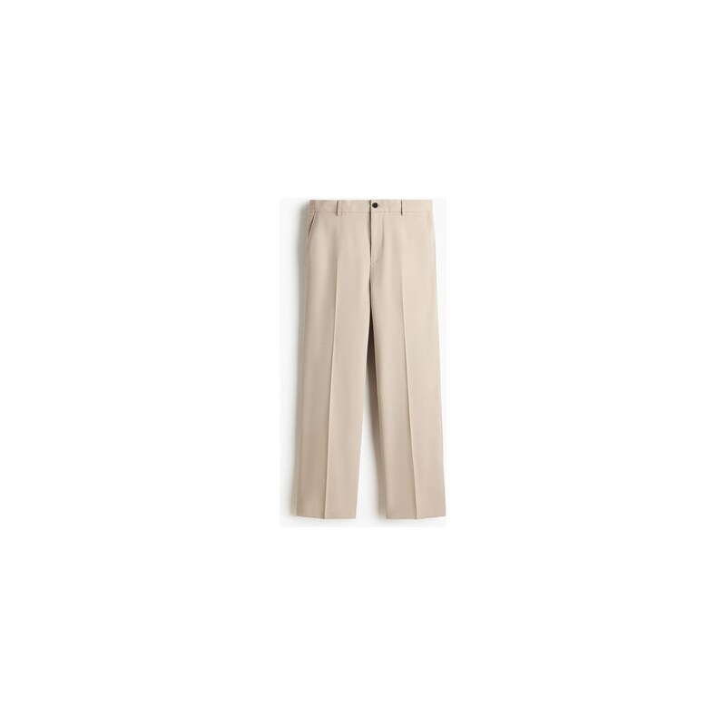 H&M - Kalhoty Relaxed Fit - Béžová
