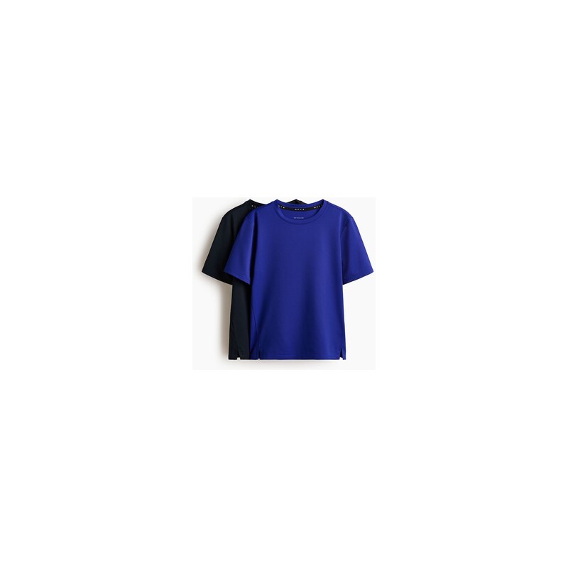 H&M - Sportovní top DryMove 2 kusy - Modrá/Námořnická Modř