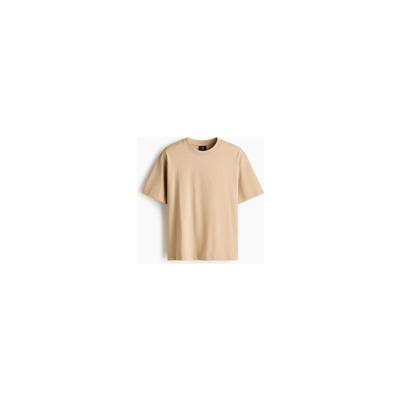 H&M - Tričko Relaxed Fit - Béžová