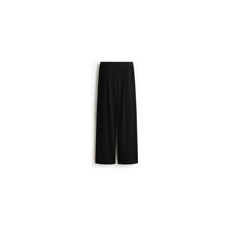 H&M - Široké kalhoty - Černá
