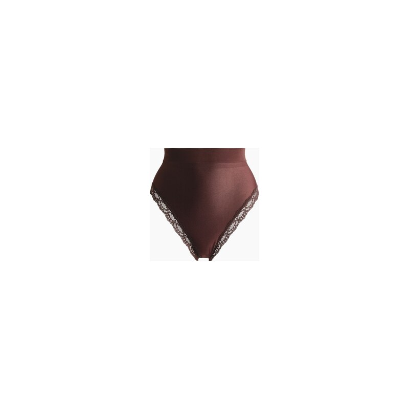 H&M - Kalhotky Brazilian Light Shape - Hnědá