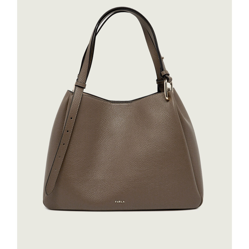 Furla Kožená kabelka shopper Furla Nuvola L