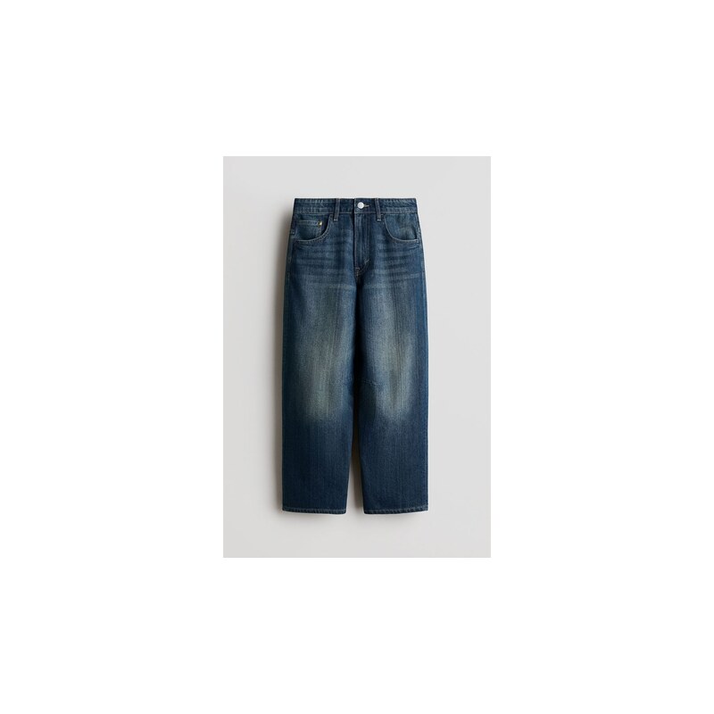 H&M - Barrel-leg jeans - Denim Blue