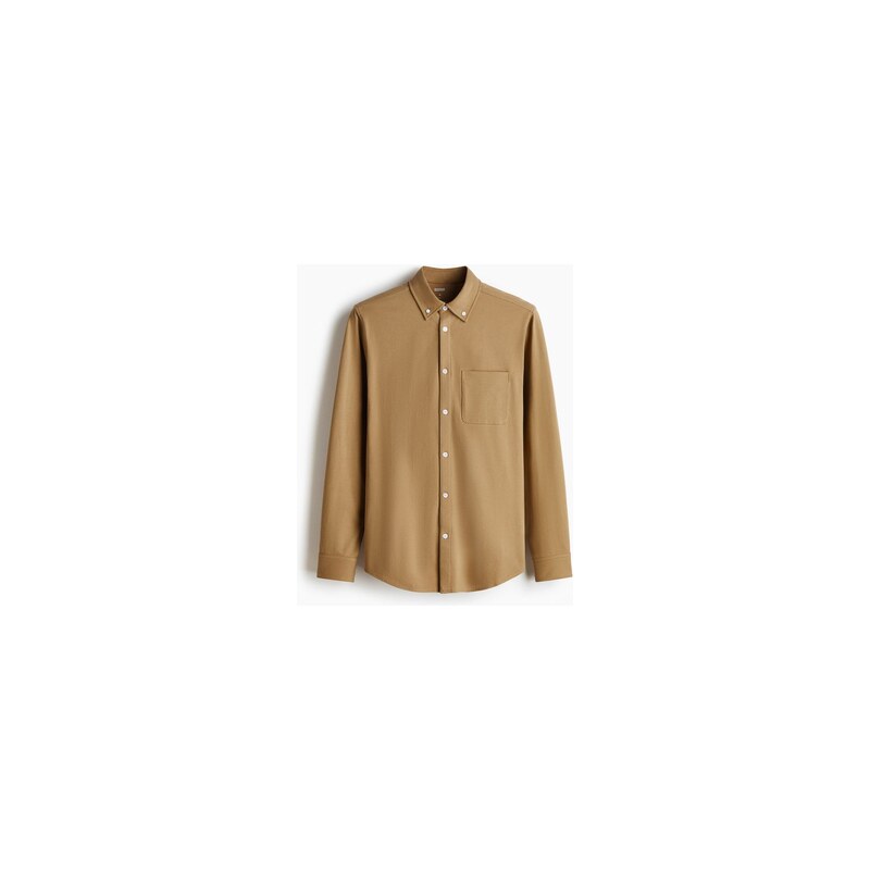 H&M - Košile Four-way Stretch - Béžová