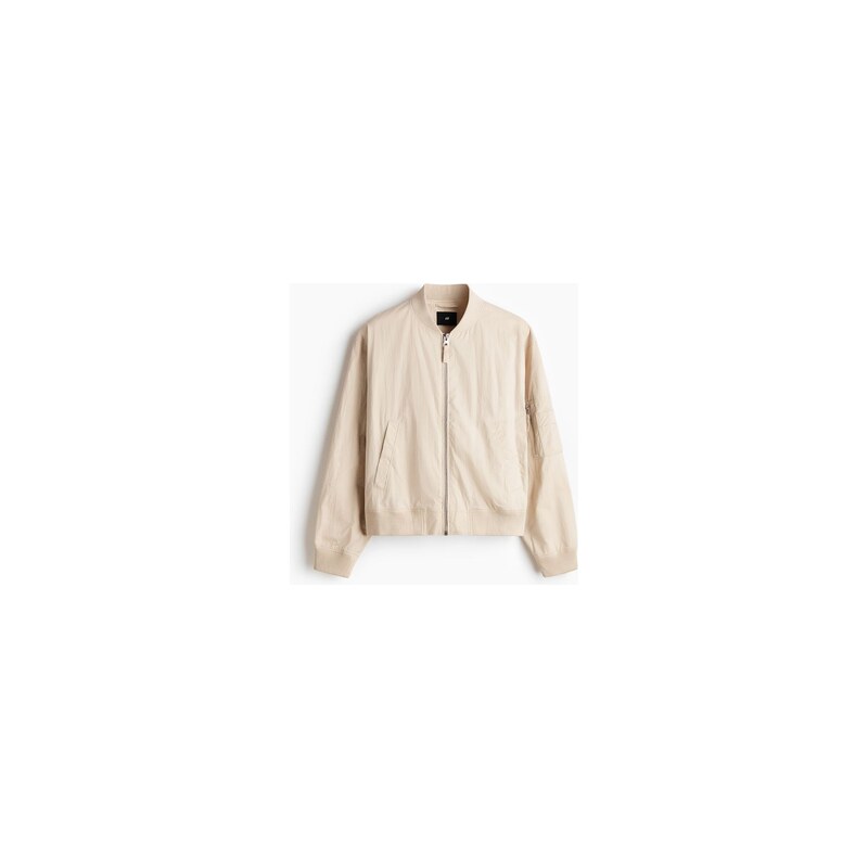 H&M - Bomber - Světle Béžová