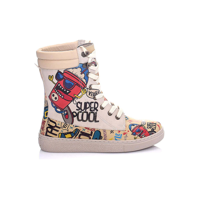 Boty Streetfly Beige/ Bunt 452034