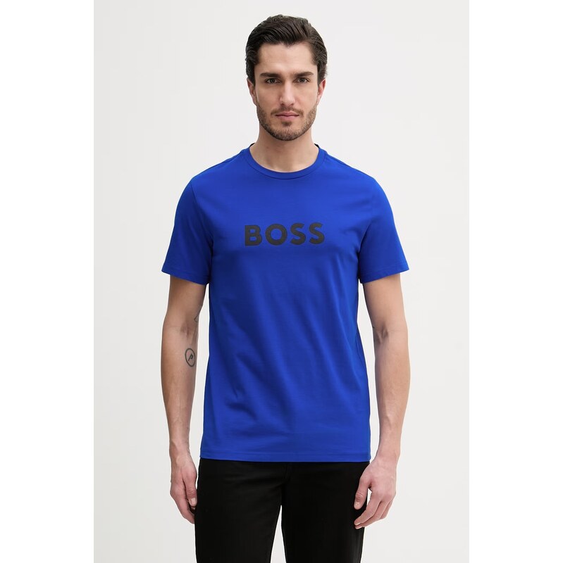 BOSS pánský bavlněný T-Shirt RN