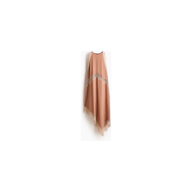 H&M - Šatys krajkovými lemy - Béžová