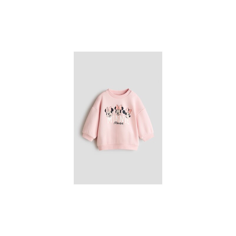 H&M - Mikinas motivy - Světle Růžová/Myška Minnie