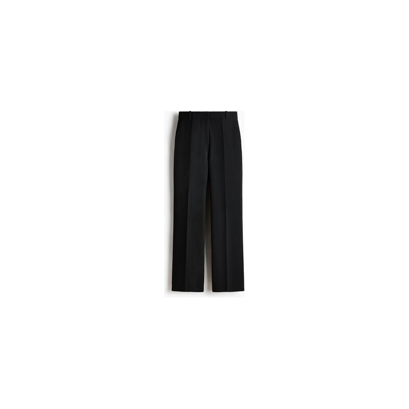 H&M - Elegantní keprové kalhoty - Černá