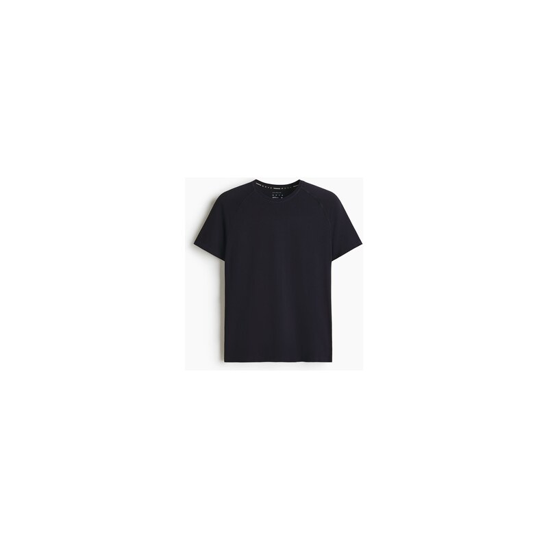 H&M - Sportovní tričko Muscle Fit DryMove - Tmavomodrá