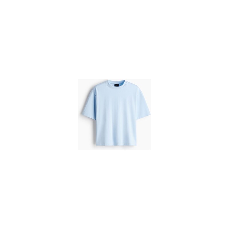 H&M - Tričko Oversized Fit - Bleděmodrá