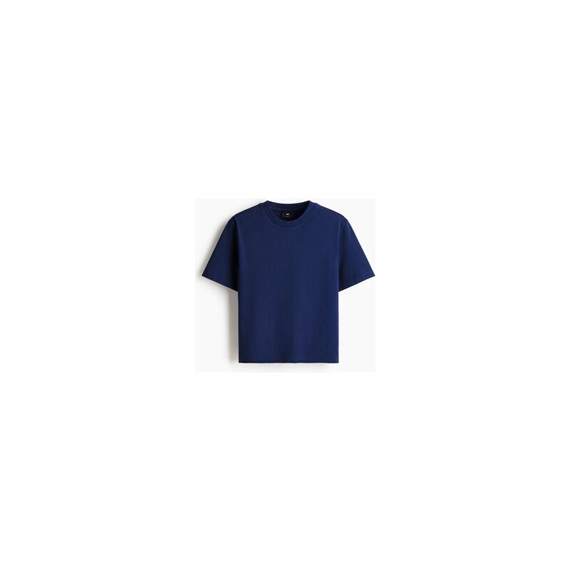 H&M - Seprané tričko Regular Fit - Tmavomodrá
