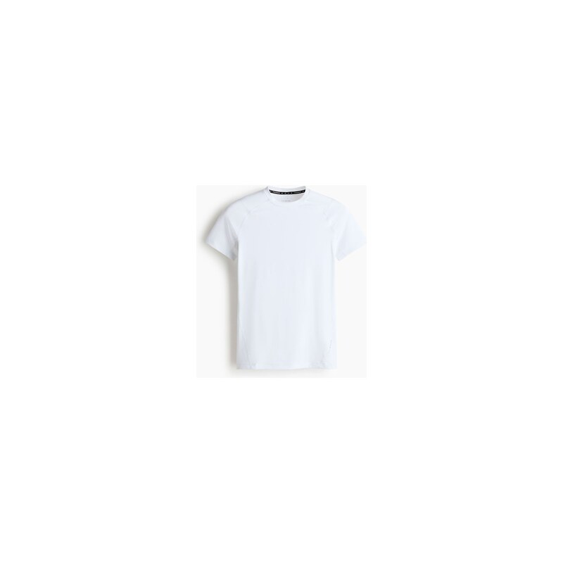 H&M - Sportovní tričko DryMove Compression Fit - Bílá