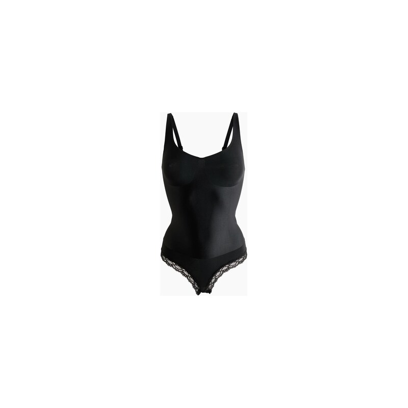 H&M - Bezešvé body Light Shape - Černá
