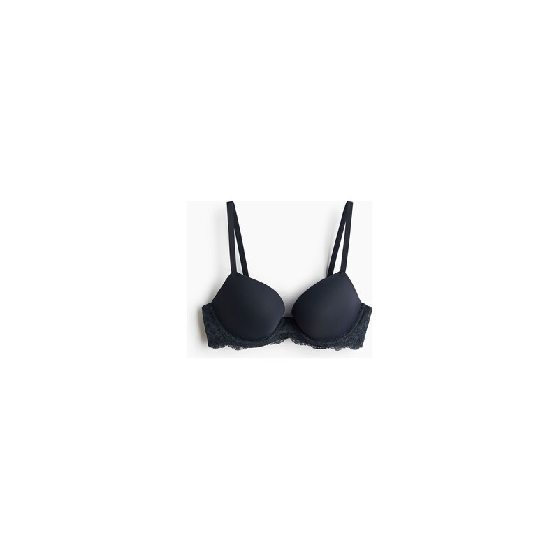 H&M - Push-upka z mikrovlákna - Námořnická Modř