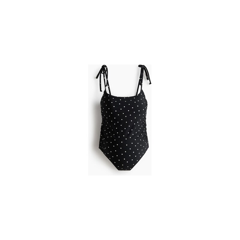 H&M - MAMA Plavkys vyztuženými košíčky - Černá/Puntíky