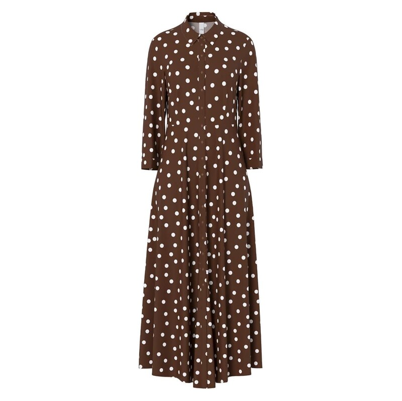 YAS Dress in chocolate brown