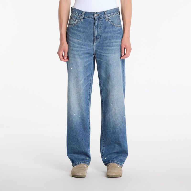 Džíny Carhartt WIP W Arin Pant Blue Destroy Wash, Splatter 31