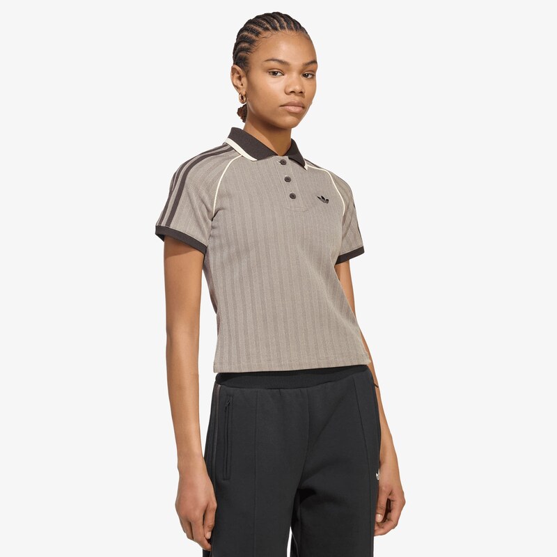 adidas Originals Tričko adidas Polo Shirt Light Brown M